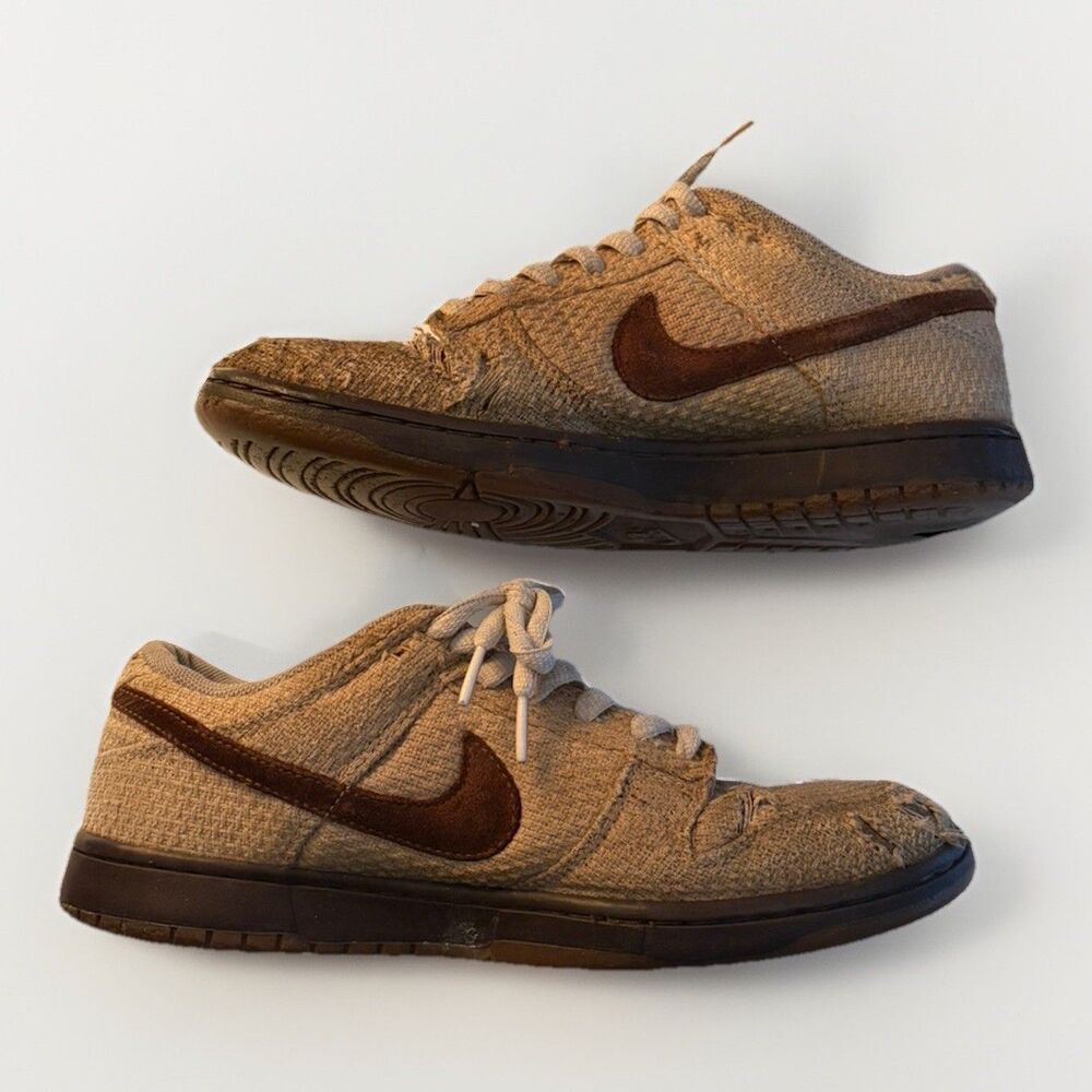 Nike Dunk Low Hemp Brown Men's Size 9.5 (307696-121)